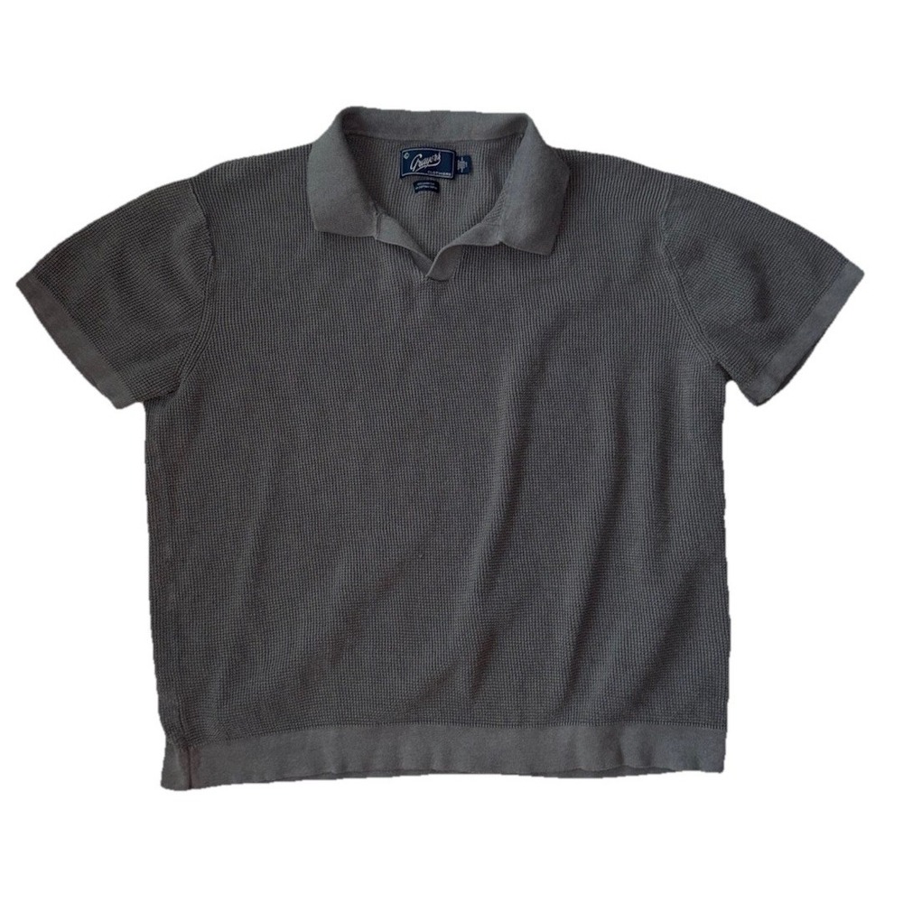 Grayers Clothiers Mens Knit Polo Short Sleeve Old Money Golf Preppy Cotton Linen